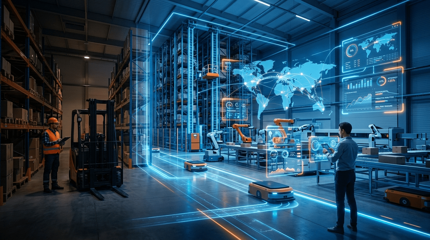 미래지향적인 물류센터의 모습
